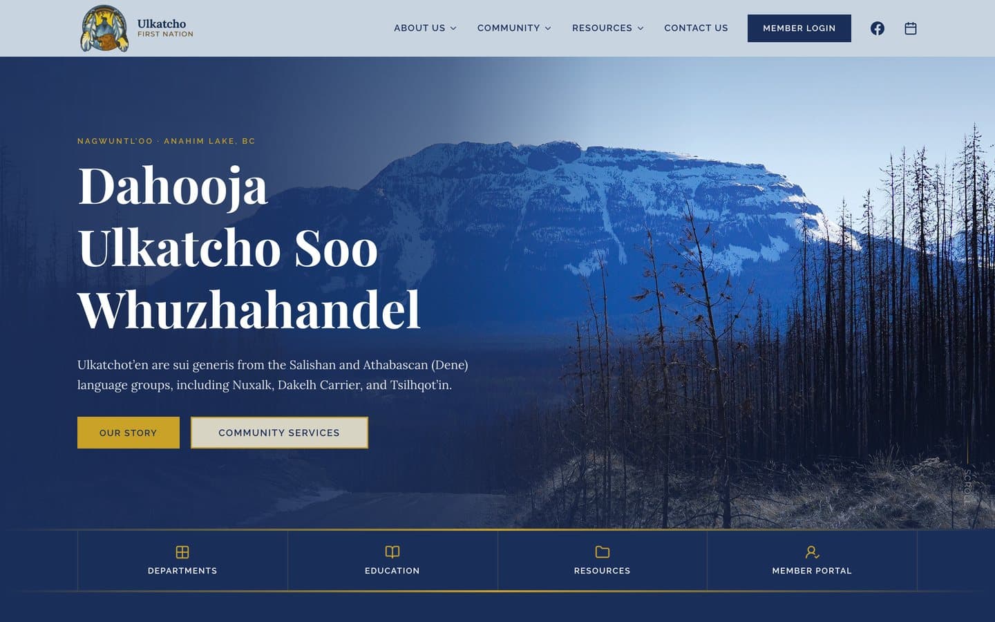 Ulkatcho First Nation website